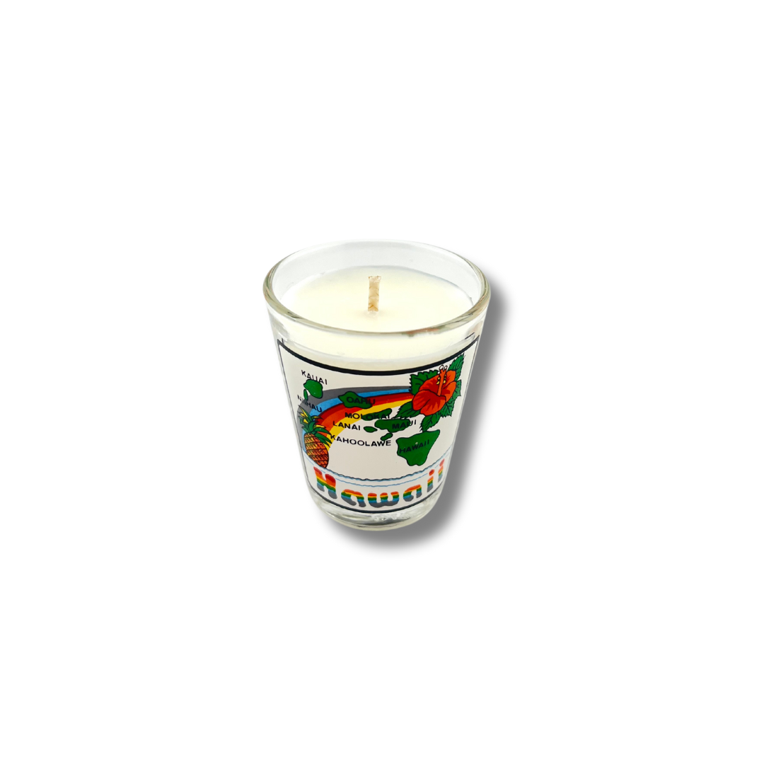 Hawaii Rainbow Mini Candle