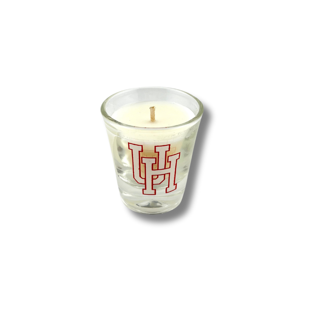 U of Houston Mini Candle