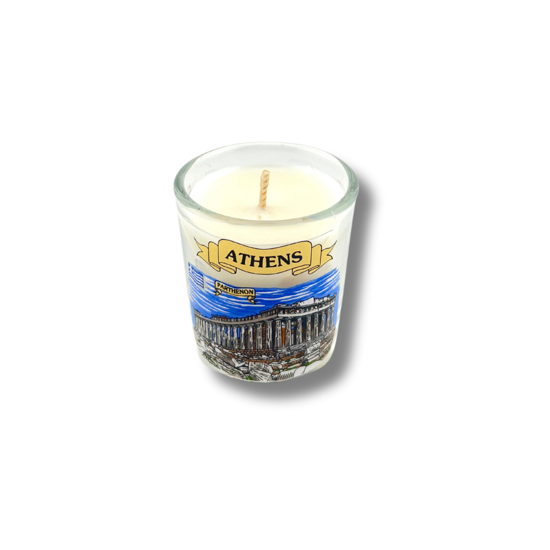 Athens Greece Mini Candle