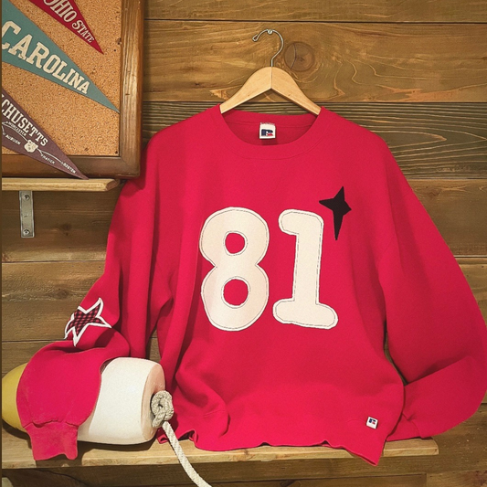 Red 81 Russel Crewneck