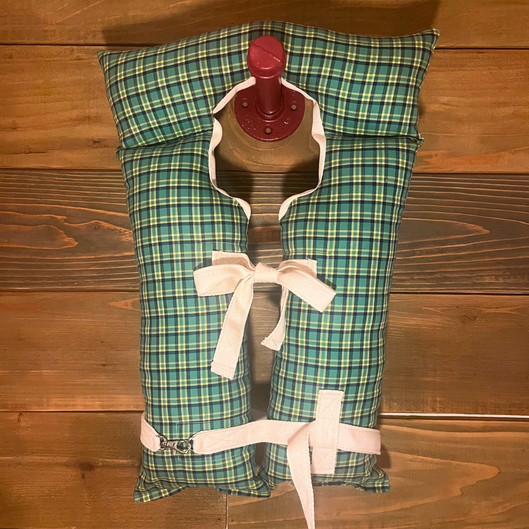 Vintage Inspired Life Vest Decor - Camp Green