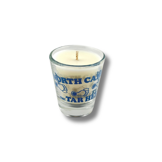 North Carolina Tarheels Mini Candle