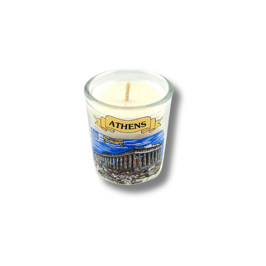 Athens Greece Mini Candle